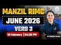 RIMC June 2026 English | Verb Part-3 Grammar Class | Manzil Batch Preparation
