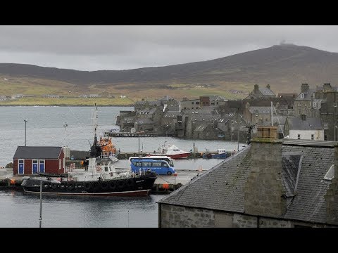 Les îles Shetland, la force du vent.