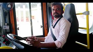 JBM Electric Buses at the Statue of Unity