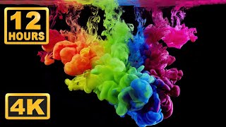 Fluide abstrait ! Vidéo 4K relaxante de 12 heures ! Musique apaisante / économiseur d'écran pour la screenshot 3