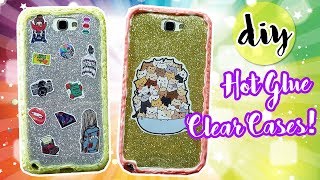 Diy clear case with hot glue gun i made my own phone by use plastic
and glue. also, you can make your custom! craft ideas easy to do...