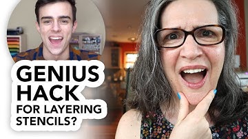Testing out a genius layering stencil hack from Simon Hurley. Will it work?