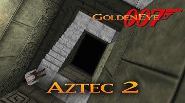 GoldenEye 007 N64 - Aztec 2 - 00 Agent (Custom level)