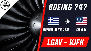 [Prepar3D v4]  ✈ Greece - USA , PMDG Boeing 747-400, 10 Hours flight