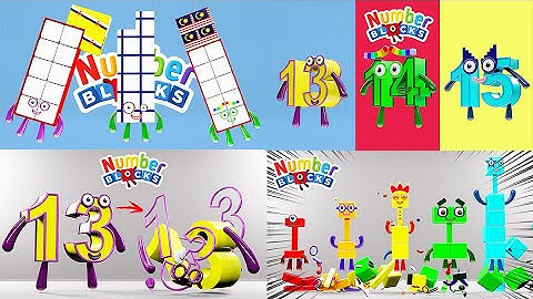 NUMBERBLOCKS Quadparison Part 86 | 3D Blender Lab