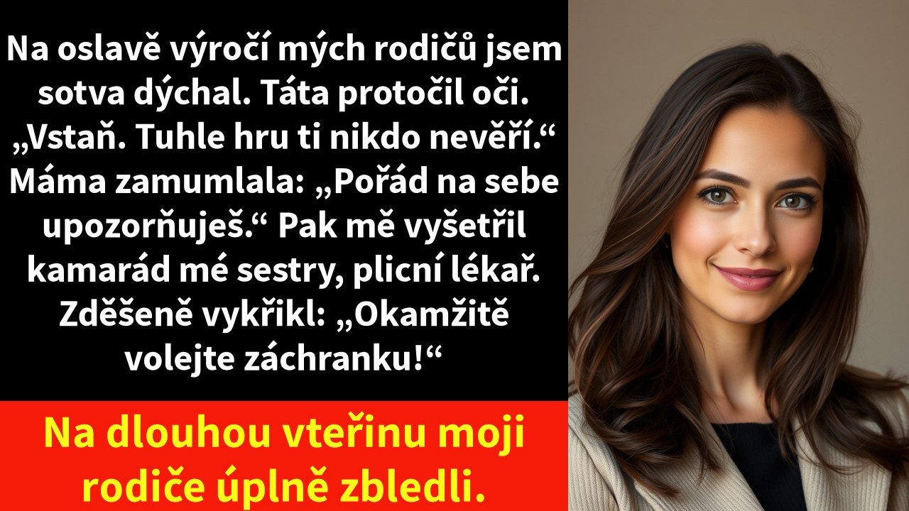 Když jsem u rodinného grilu zašeptala: „Nemůžu se nadechnout," otec se na mě ani neotočil. „Vstaň, na tohle představení ti nikdo neskočí," odpověděl. Matka si jen povzdechla, že zase hledám...