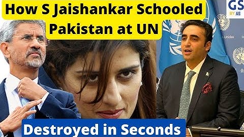 Jaishankar mocks Pakistan at UN, Pakistan in Panic Mode : Viral