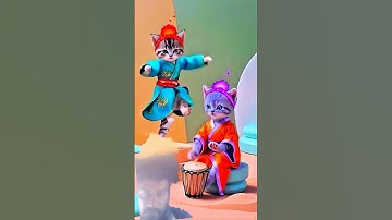Thumbnail of 🥰♥️🤭#cuteanimals #dancevideo #cats #dogs #youtubeshorts #funnyvideo #shortsfeed #pets #folksong