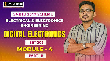S4 KTU 2019 Scheme QP Solution | EE | DIGITAL ELECTRONICS  | EET 206 | MODULE 4 PART B | 2021 | ONES
