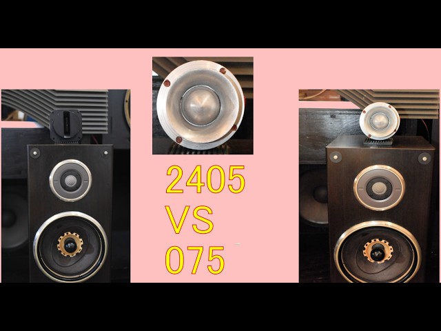 JBL 075 VS 2405 ⑤ - YouTube