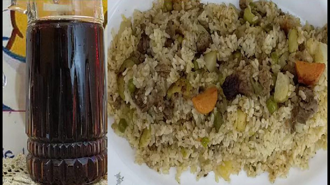 طريقة الارز بالخضارواللحمة في حلة واحدة لذيذ جدا وجبة كاملة👌😋وعصير الخروب الصح | الشيف محمد الدخميسي