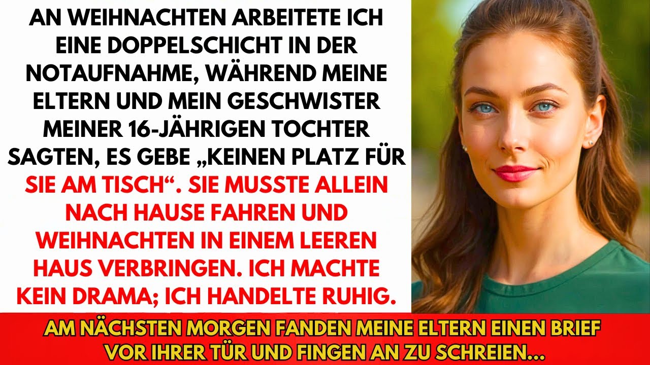 Meine Tochter Verbrachte Weihnachten Allein, Familie Sagte 