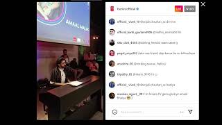 Amaal Mallik Live From Tseries TeamArmaalians Live Stream