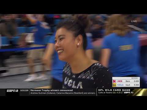 Grace Glenn (UCLA) 2019 Vault vs Nebraska 9.75 - YouTube