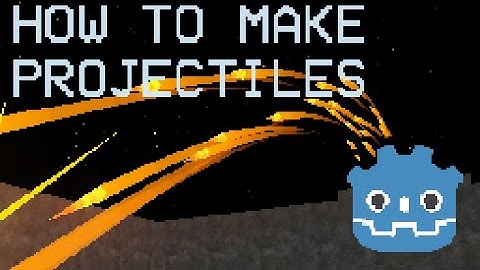 How to make 3D projectiles in Godot (easy peasy)