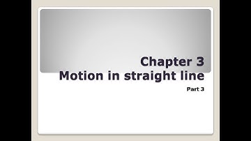 Chapter 3 part 3 Relative velocity,sign conventions and problems