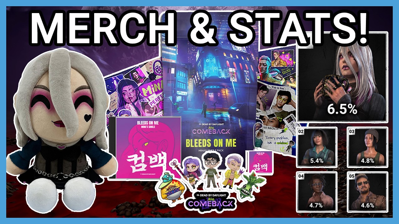 Dead by Daylight ぬいぐるみ　サバイバー　まとめ DEAD BY DAYLIGHT PLUSHIES & MERCH & STATISTICS OH MY! WEEKLY NEWS