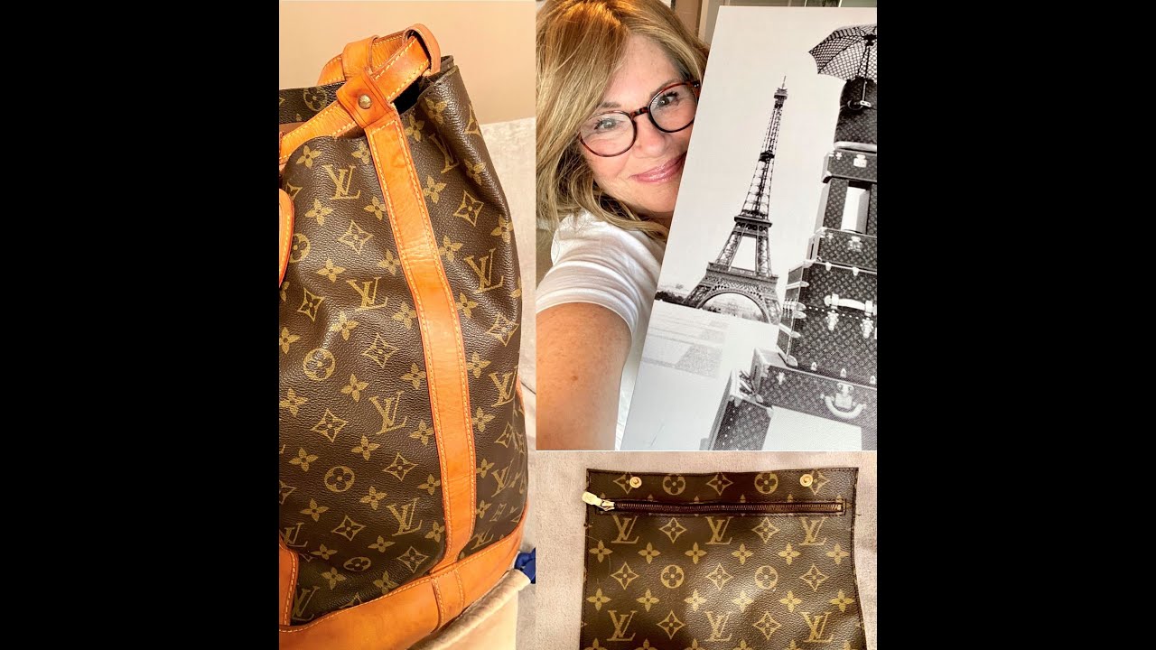 Louis Vuitton Backpack review/ What's in my LV bag Randonee #LVbackpack  #vintagelv #whatsinmybag 
