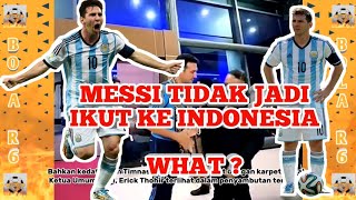 the argentina national team arrived in indonesia and lionel messi did not come #timnasargentina