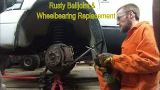 2008 Ram 2500 Lower Balljoint & Wheel Bearing Replacement