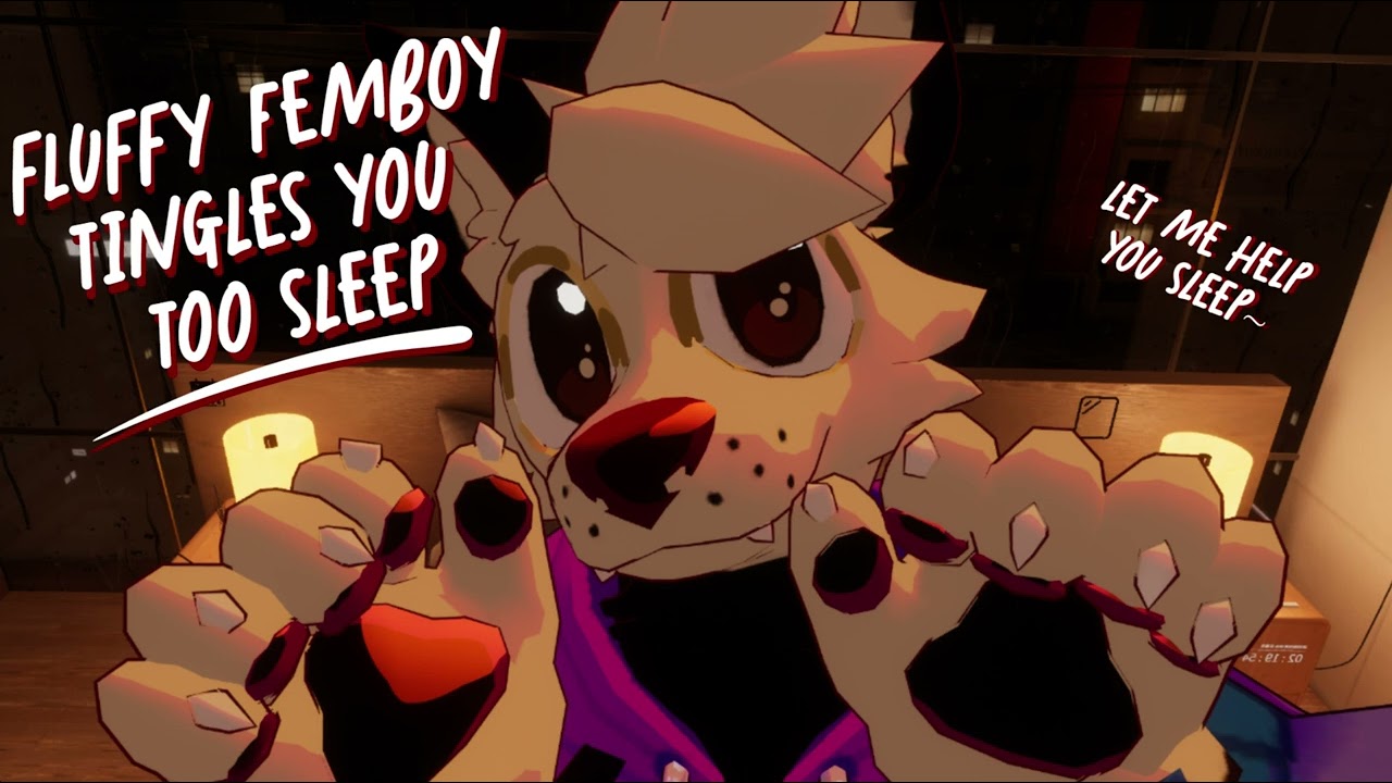 [Furry ASMR] Femboy furry tingles you to sleep [Sleep-Aid] [Tapping] [Mouth Sounds] [Soft -Spoken]