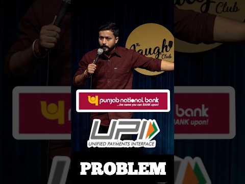 Punjab National Bank UPI's Problem 🏦🤣 #standupcomedy  #comedy #shorts