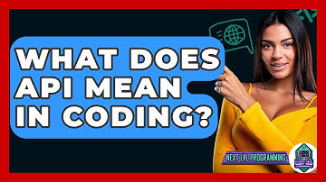 What Does API Mean In Coding? - Next LVL Programming