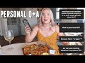 PERSONAL Q&A + PIZZA MUKBANG | my love life, moving update, plastic surgery? + more