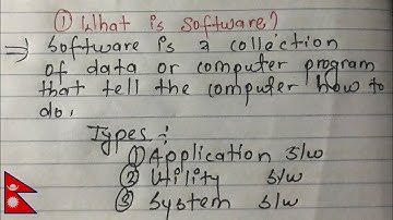 What is Softwares and it’s types in Nepal 🇳🇵?Software in nepali