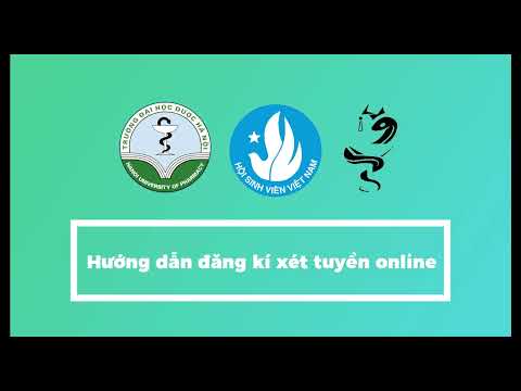 Video HƯỚNG DẪN ĐĂNG KÝ XÉT TUYỂN ONLINE ĐẠI HỌC DƯỢC HÀ NỘI... - youtube