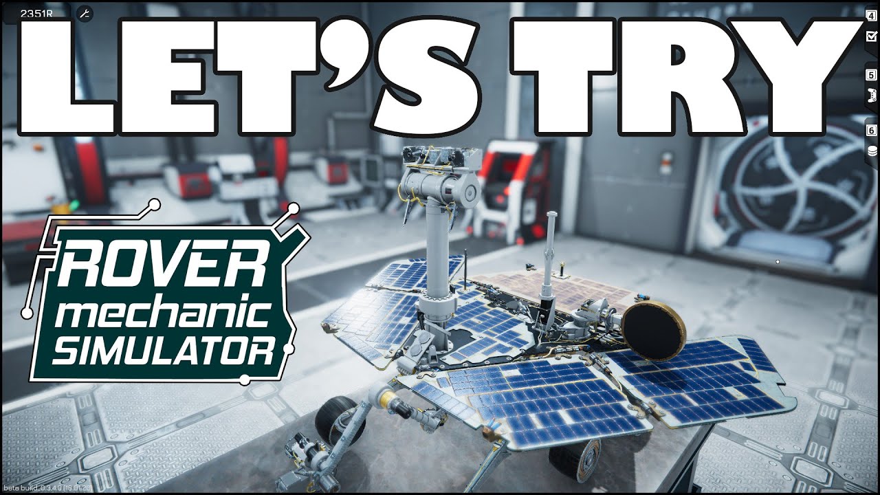 Let's Try Rover Mechanic Simulator - Bolts and Screws: Mars Rover Edition