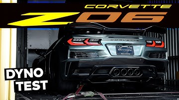 C8 Z06 Corvette on the Dyno! // Bone-Stock Baseline Testing