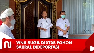 Wna Bugil Di Pohon Sakral Obyek Wisata Kayu Putih Tabanan Bali Di Deportasi