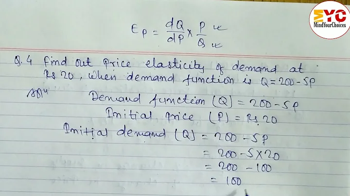How to Find Price Elasticity of Demand | Class 11 Economics | Elasticity of Demand and Supply - DayDayNews