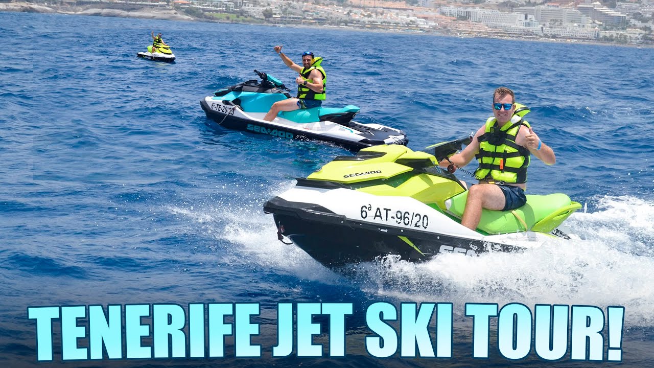 Scared of Deep Water… Then I Took Him Jet Skiing in Tenerife! 😳🌊