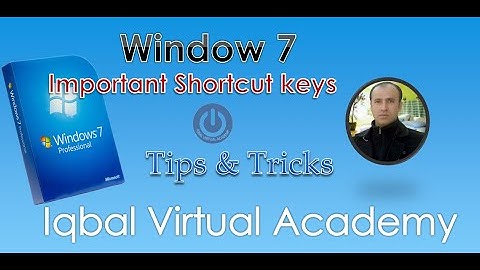 Window 7 Tips & Tricks by Javed Iqbal/ Iqbal Virtual Academy