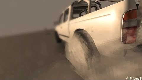 Prisma 3d car crash animation test #5