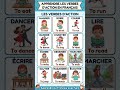 Basic Action Verbs #french #learn french #french vocabulary