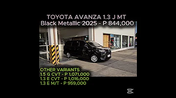 TOYOTA AVANZA 1 3 J 2025 Toyota Avanza Toyotaavanza Shorts Shortsvideo New Carreview 