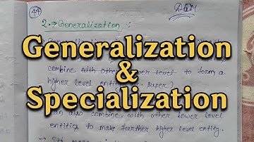 What Are Generalization And Specialization || DBMS Easy Explanation With Notes & PDF #dowithme #dwm