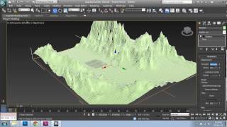 Creating Mountain & Ocean Terrain in 3ds Max