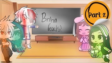 Bnha Reacts To MCYT Part 2 | Mha Reacts To MCYT Part 2 | Gacha React | Gacha Club | AU