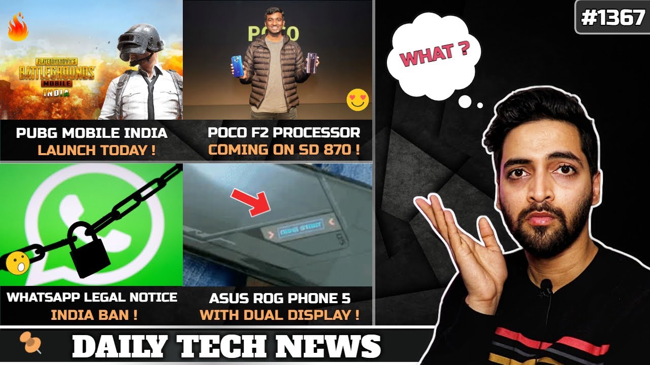 POCO F2 On SD 870😍,WhatsApp Ban India👍,PUBG Mobile India Launch Today,realme C21,iPhone XR @30K😲