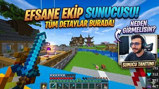 MİNECRAFT EKİP SUNUCUSU TANITIMI - TÜM YAPILAR VE FARMLAR
