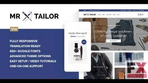 Preview Mr Tailor - Retina Responsive WooCommerce Theme TFor