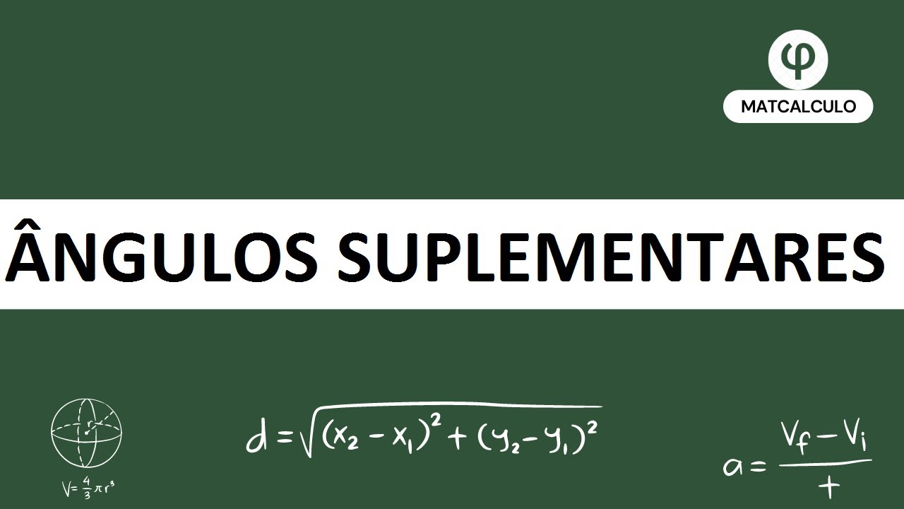 Ângulos Complementares e Suplementares - YouTube