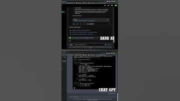 Bard AI vs Chat GPT | AI Coding Comparison #chatgpt #bardai #artificialintelligence #coding #shorts