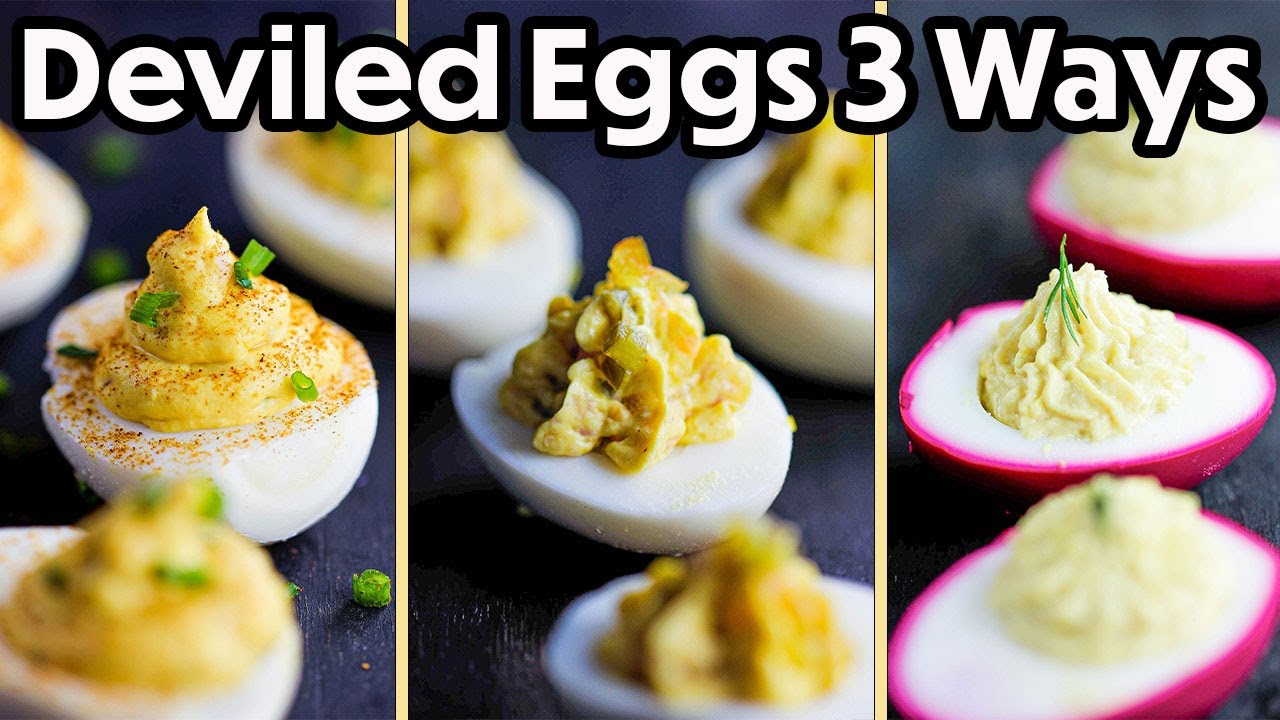 Experience Deliciously Savory Deviled Eggs Made Three Ways