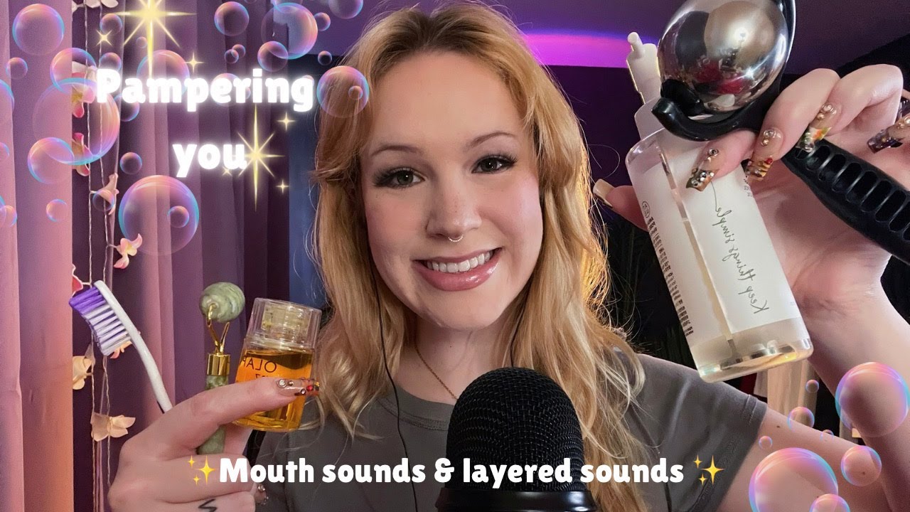 Pampering you: skincare, scalp treatment, and face/body massage | Personal Attention ASMR