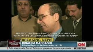 CNN: Libyan diplomat slams regime